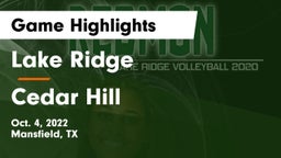 Lake Ridge  vs Cedar Hill  Game Highlights - Oct. 4, 2022