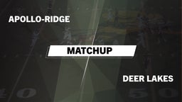 Matchup: Apollo-Ridge vs. Deer Lakes  2016