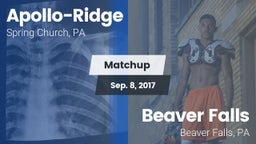 Matchup: Apollo-Ridge vs. Beaver Falls  2017