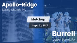 Matchup: Apollo-Ridge vs. Burrell  2017