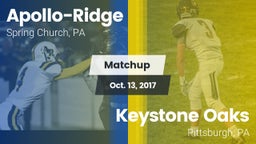 Matchup: Apollo-Ridge vs. Keystone Oaks  2017
