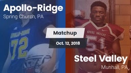 Matchup: Apollo-Ridge vs. Steel Valley  2018