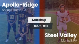 Matchup: Apollo-Ridge vs. Steel Valley  2019