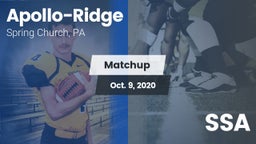 Matchup: Apollo-Ridge vs. SSA 2020