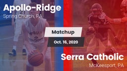 Matchup: Apollo-Ridge vs. Serra Catholic  2020