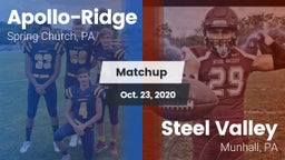 Matchup: Apollo-Ridge vs. Steel Valley  2020