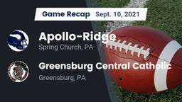 Recap: Apollo-Ridge  vs. Greensburg Central Catholic  2021
