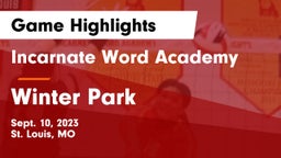 Incarnate Word Academy vs Winter Park  Game Highlights - Sept. 10, 2023