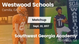 Matchup: Westwood Schools vs. Southwest Georgia Academy  2017