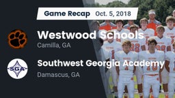 Recap: Westwood Schools vs. Southwest Georgia Academy  2018