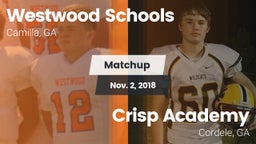Matchup: Westwood Schools vs. Crisp Academy  2018