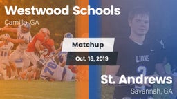 Matchup: Westwood Schools vs. St. Andrews  2019