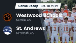 Recap: Westwood Schools vs. St. Andrews  2019