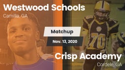 Matchup: Westwood Schools vs. Crisp Academy  2020