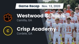 Recap: Westwood Schools vs. Crisp Academy  2020