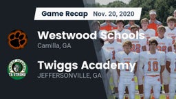 Recap: Westwood Schools vs. Twiggs Academy  2020