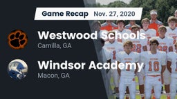 Recap: Westwood Schools vs. Windsor Academy  2020