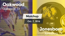 Matchup: Oakwood vs. Jonesboro  2016