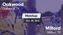 Matchup: Oakwood vs. Milford  2016