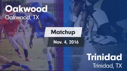 Matchup: Oakwood vs. Trinidad  2016