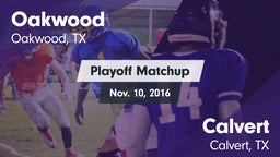 Matchup: Oakwood vs. Calvert  2016
