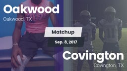Matchup: Oakwood vs. Covington  2017