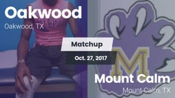 Matchup: Oakwood vs. Mount Calm  2017