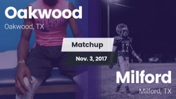 Matchup: Oakwood vs. Milford  2017