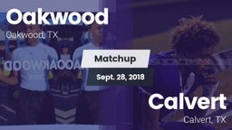 Matchup: Oakwood vs. Calvert  2018