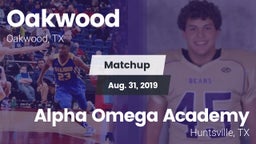Matchup: Oakwood vs. Alpha Omega Academy  2019