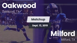 Matchup: Oakwood vs. Milford  2019