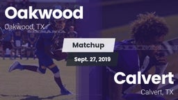 Matchup: Oakwood vs. Calvert  2019