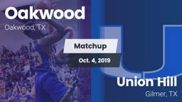 Matchup: Oakwood vs. Union Hill  2019