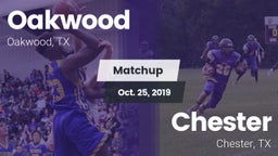 Matchup: Oakwood vs. Chester  2019