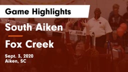 South Aiken  vs Fox Creek  Game Highlights - Sept. 3, 2020