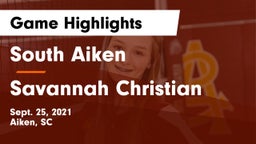 South Aiken  vs Savannah Christian Game Highlights - Sept. 25, 2021