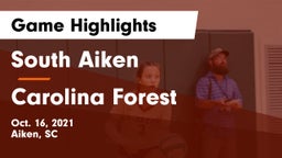 South Aiken  vs Carolina Forest Game Highlights - Oct. 16, 2021