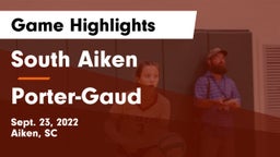South Aiken  vs Porter-Gaud  Game Highlights - Sept. 23, 2022