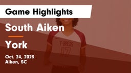South Aiken  vs York  Game Highlights - Oct. 24, 2023