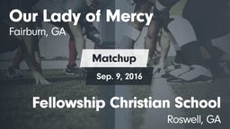 Matchup: Our Lady of Mercy vs. Fellowship Christian School 2016