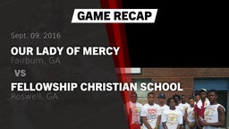 Recap: Our Lady of Mercy  vs. Fellowship Christian School 2016