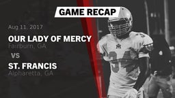 Recap: Our Lady of Mercy  vs. St. Francis  2017