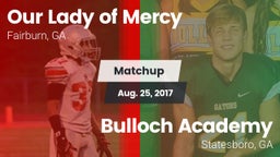 Matchup: Our Lady of Mercy vs. Bulloch Academy  2017