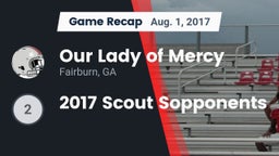 Recap: Our Lady of Mercy  vs. 2017 Scout Sopponents 2017