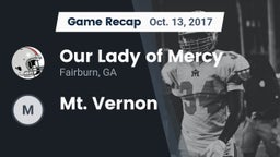Recap: Our Lady of Mercy  vs. Mt. Vernon 2017