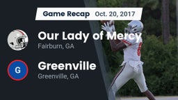 Recap: Our Lady of Mercy  vs. Greenville  2017