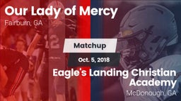 Matchup: Our Lady of Mercy vs. Eagle's Landing Christian Academy  2018