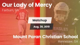 Matchup: Our Lady of Mercy vs. Mount Paran Christian School 2019