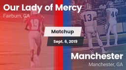 Matchup: Our Lady of Mercy vs. Manchester  2019