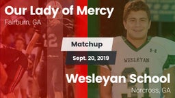 Matchup: Our Lady of Mercy vs. Wesleyan School 2019